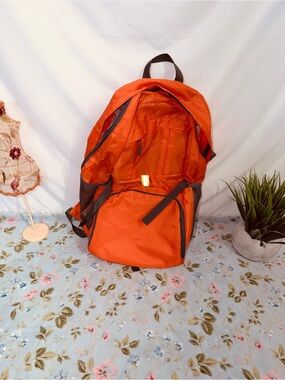 High Vis Orange Men's Backpack - Lightweight Daily Pack Emergency Bag 🎒